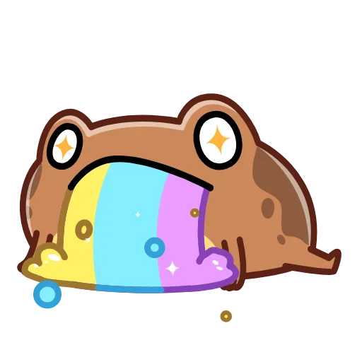 Стикер 21 Disgruntled Toad