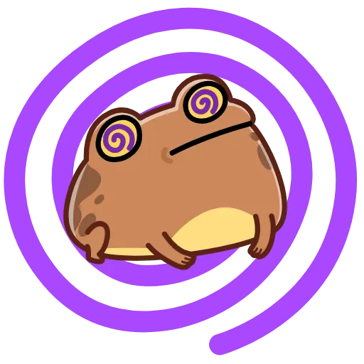 Стикер 17 Disgruntled Toad