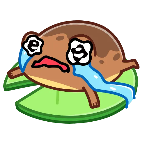 Стикер 12 Disgruntled Toad