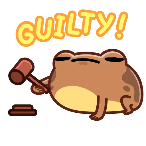Стикер 29 Disgruntled Toad