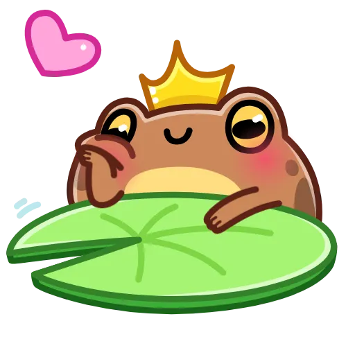 Стикер 2 Disgruntled Toad