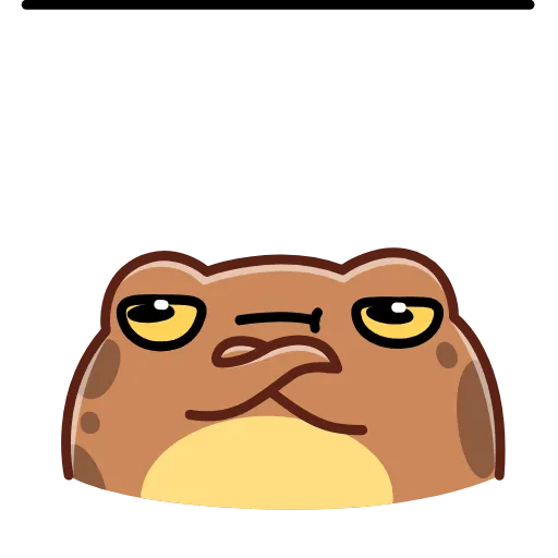 Стикер 15 Disgruntled Toad