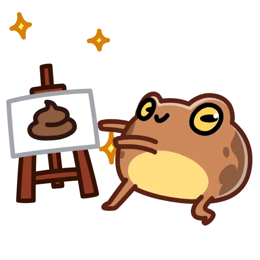 Стикер 22 Disgruntled Toad