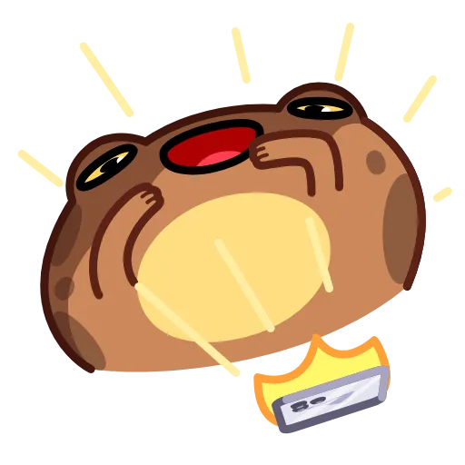 Стикер 23 Disgruntled Toad