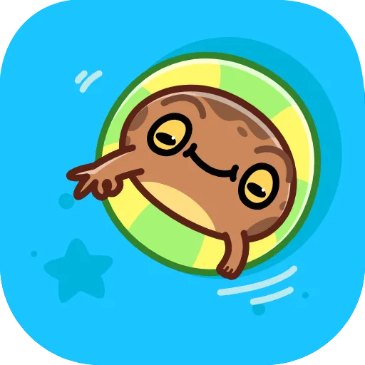 Стикер 9 Disgruntled Toad