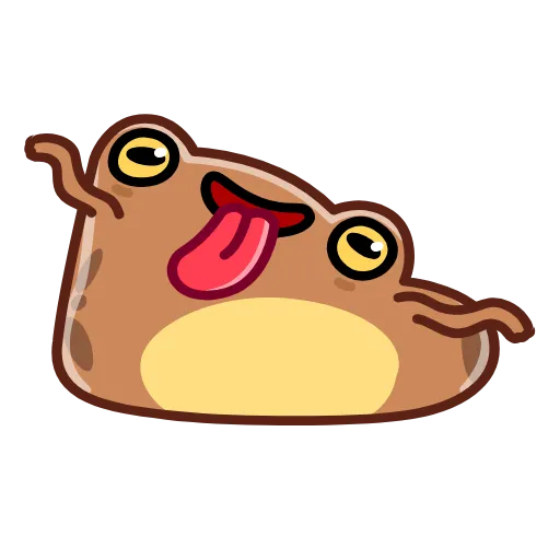 Стикер 28 Disgruntled Toad