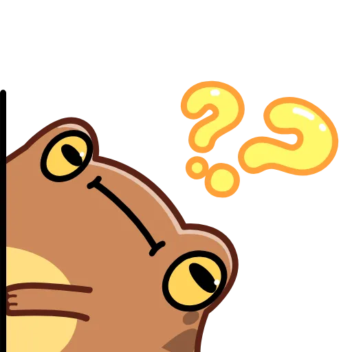 Стикер 30 Disgruntled Toad