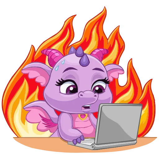 Стикер 4 👋😱😌👩‍💻😎😴