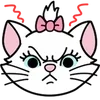 Стикер 45 Disney Marie Emoji
