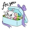 Стикер 28 Disney Marie Emoji