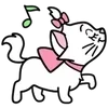 Стикер 44 Disney Marie Emoji