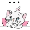Стикер 13 Disney Marie Emoji