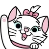 Стикер 55 Disney Marie Emoji