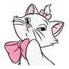 Стикер 14 Disney Marie Emoji