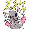 Стикер 10 Disney Marie Emoji