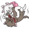 Стикер 19 Disney Marie Emoji