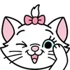 Стикер 57 Disney Marie Emoji