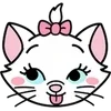 Стикер 52 Disney Marie Emoji