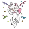 Стикер 32 Disney Marie Emoji