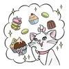 Стикер 22 Disney Marie Emoji