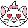 Стикер 60 Disney Marie Emoji