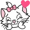 Стикер 54 Disney Marie Emoji