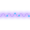 Стикер 32 〰 Набор эмоджи с неоновыми разделителями для оформления