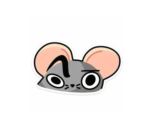 🤩 Стикер «Мыш Вася» для Telegram