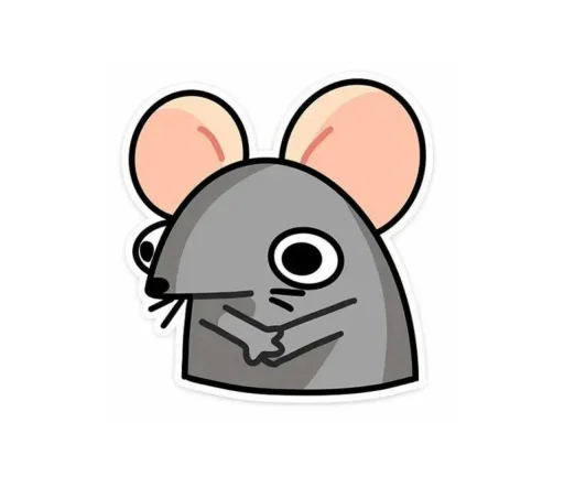 🤩 Стикер «Мыш Вася» для Telegram