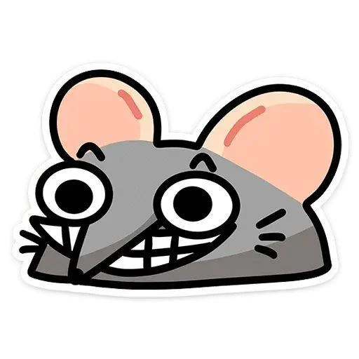 Стикерпак Мыш Вася для Telegram