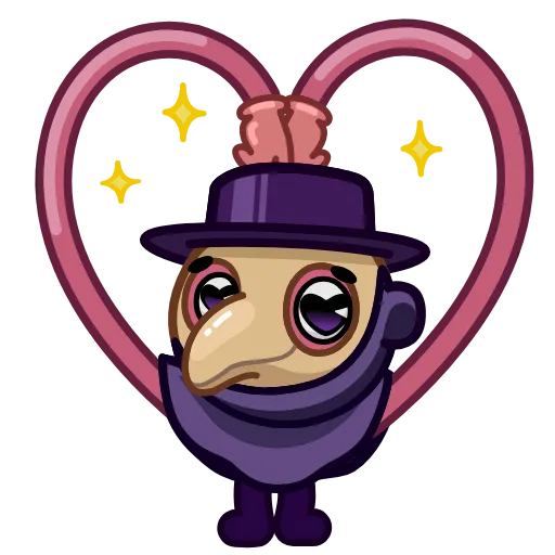Стикер 10 Doctor Bubonic Emoji