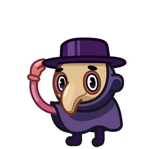 Стикер 5 Doctor Bubonic Emoji