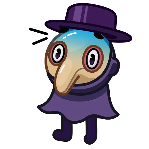 Стикер 4 Doctor Bubonic Emoji