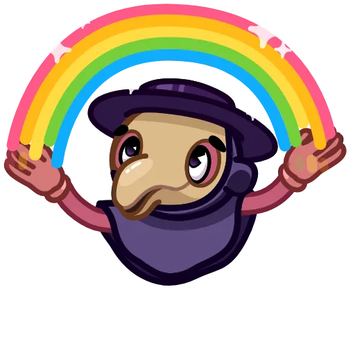 Стикер 24 Doctor Bubonic Emoji
