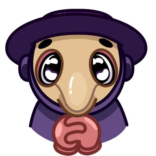 Стикер 16 Doctor Bubonic Emoji