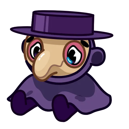 Стикер 15 Doctor Bubonic Emoji