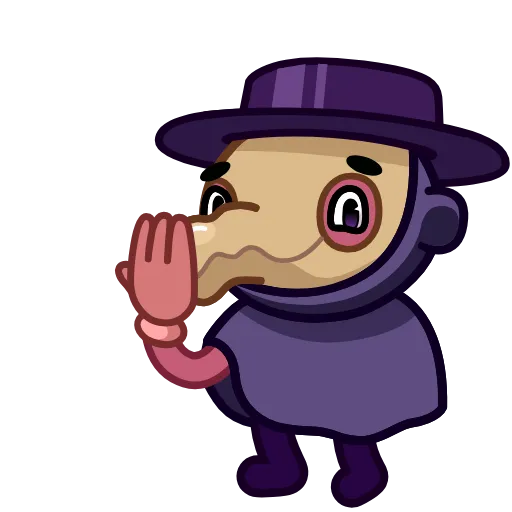 Стикер 2 Doctor Bubonic Emoji