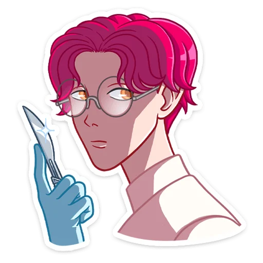 🔪 Стикер «Доктор Валентайн» для Telegram
