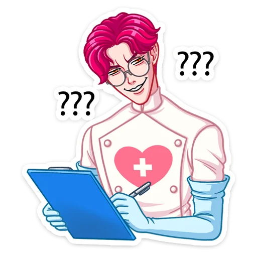 🤨 Стикер «Доктор Валентайн» для Telegram
