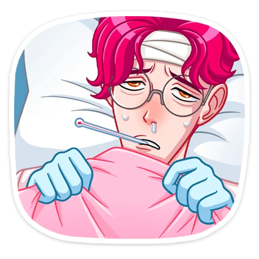 🤒 Стикер «Доктор Валентайн» для Telegram