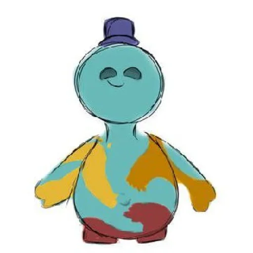 🤩 Стикер «═───┅──╮۶˓「 Doey 」» для Telegram