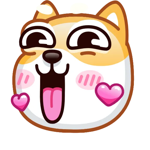 Стикер 48 Doge Emoji