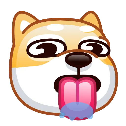 Стикер 50 Doge Emoji