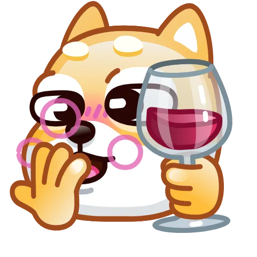 Стикер 61 Doge Emoji