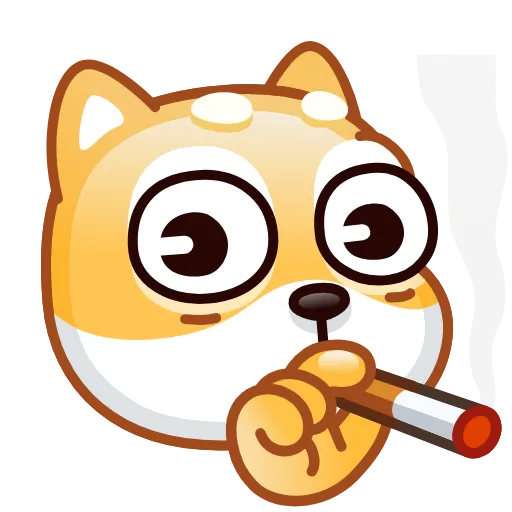 Стикер 56 Doge Emoji