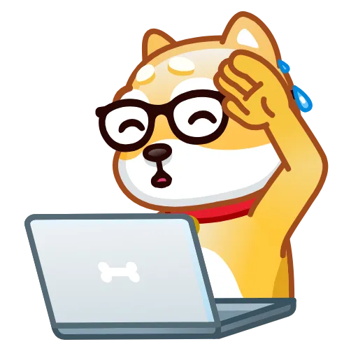 Стикер 32 Doge Emoji