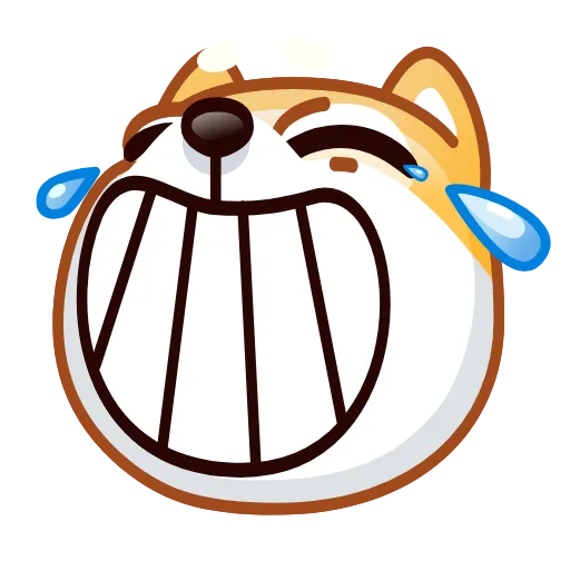Стикер 3 Doge Emoji