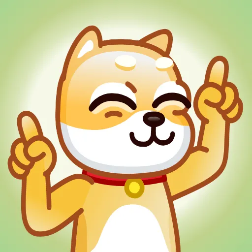 Стикер 22 Doge Emoji