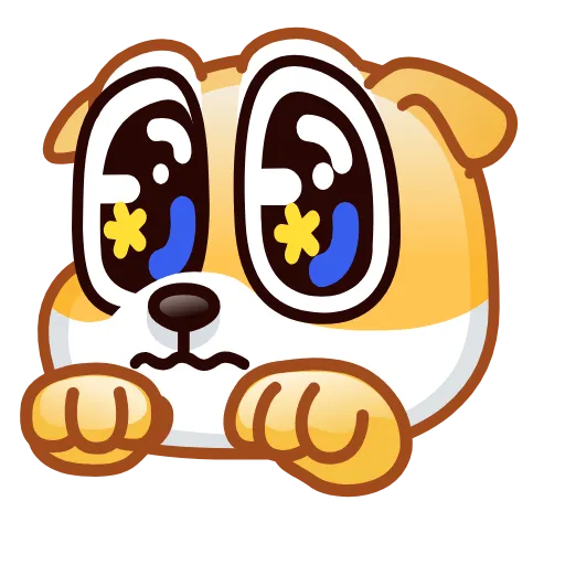 Стикер 13 Doge Emoji