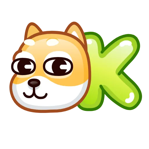Стикер 34 Doge Emoji